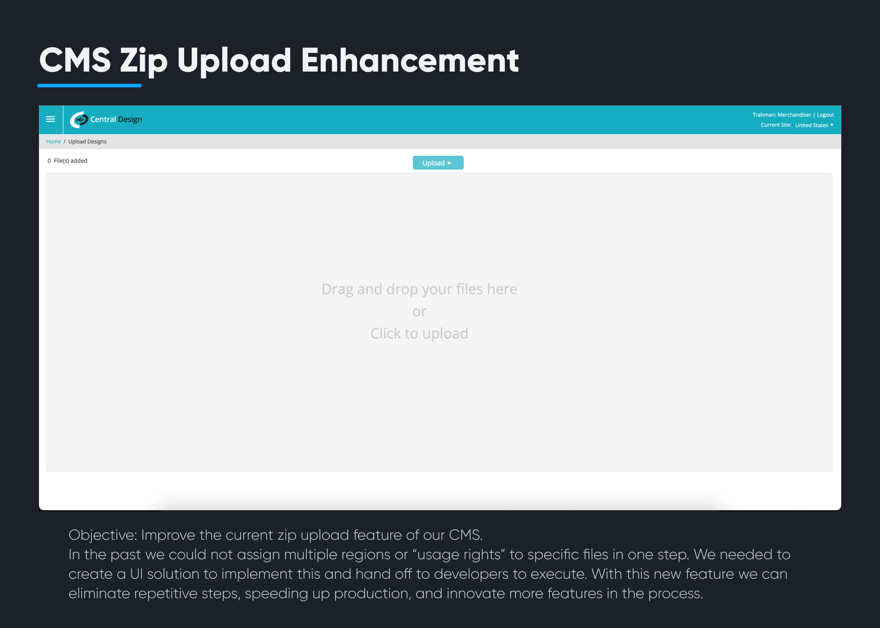 Zip Upload Overview